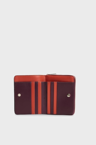 Tommy Hilfiger Logolu Fermuarlı Cüzdan Kadın Cüzdan Aw0aw18758 Gne Bordo