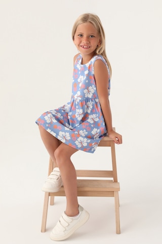 Rolypoly Kız Çocuk Mavi Elbise 5274-48415 Mavi