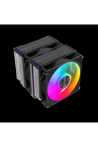 Sama A60l Black 2x120mm Argb Fan Kule Tipi Hava Soğutma 6 Adet Gelişmiş Nikel Kaplı Bakır Isı Borusu Cpu Fan Amd Ve Intel Tüm İşlemciler İle Uyumlu 1923