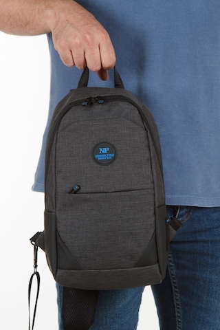 Newish Polo Erkek Usb Çıkışlı Çapraz Bel Ve Omuz Çantası New321 - Siyah - Mavi
