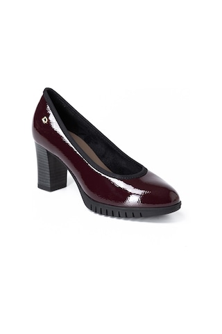 Bordeaux Naplack Topuklu/ Stiletto Kadın 264852ds Donna Serena 4852 Ds Bordeaux Naplack