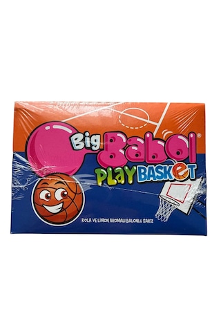 Big Babol Play Basket Kola & Limon Aromalı Balonlu Sakız 28 20g