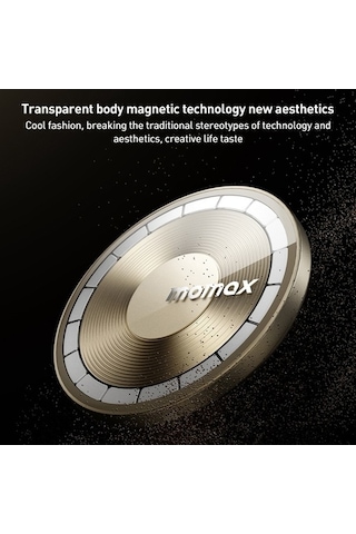 Wondernest Momax Move Evrensel Şeffaf Manyetik Araç Tutucu Hava Çıkışlı Altın Altın