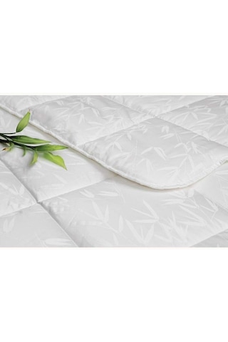 Taç 71260334 Yorgan Çift Kişilik Bambu Cotton 195x215 Cm, Beyaz Çok Renkli
