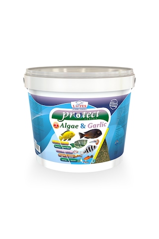Lotus Protect Algae Garlic Kova Balık Yemi 2400 G