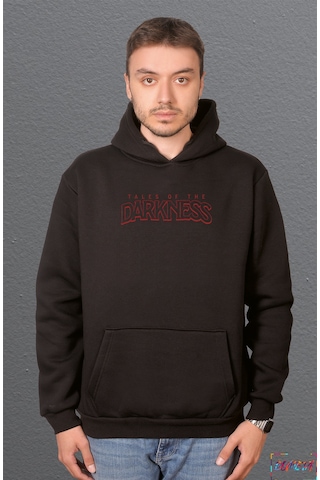 Bumeta Tales Of The Darkness Sweatshirt Unisex Kapüşonlu Hoodie Siyah