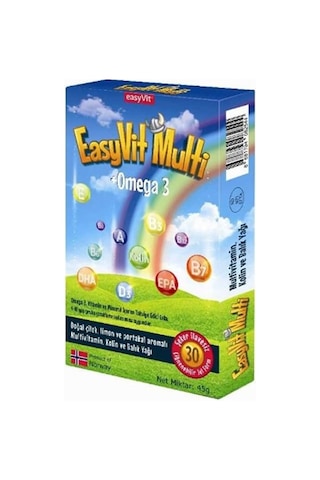 EasyFishoil Multi 30 Çiğnenebilir Jel Form
