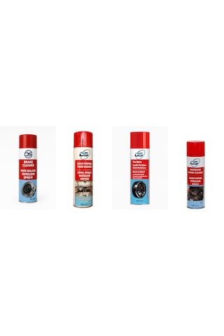 Lastik Parlatıcı + Susuz Motor Temizleyici + Temizleme Köpüğü + F