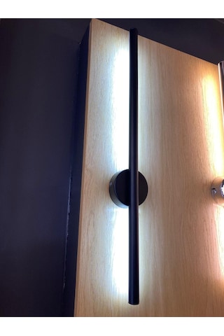 Ilgaz Aydınlatma 60 Cm Çubuk Aplik Gizli Işık Aplik 3000k Sarı Işık Elektrik Bağlantısı Gerektirir Dekoratif Led Aplik Siyah
