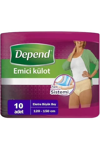 Depend Emici Külot Lohusa Pedi Xl - Kadın 10 Adet +mesane Pedi XL