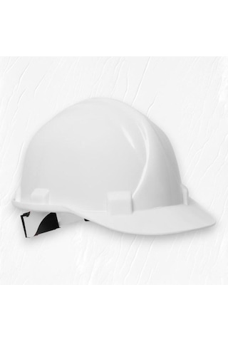 Ge-1537 Vidalı Eko Baret Beyaz Beyaz