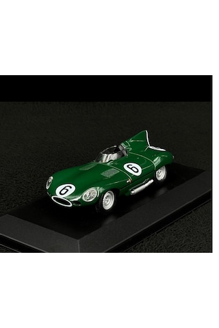 1:43 Ölçek Atlas 1955 Jaguar D-type 6 - Winner Lemans - Hawthorn Diecast Metal Minyatür Model Araba 10cm