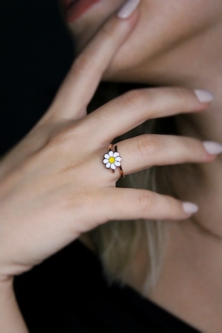 Argentum Concept - Gümüş Papatya Yüzük - Y010901