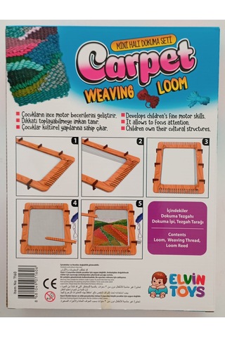 Carpet Ahşap Halı Dokuma Seti