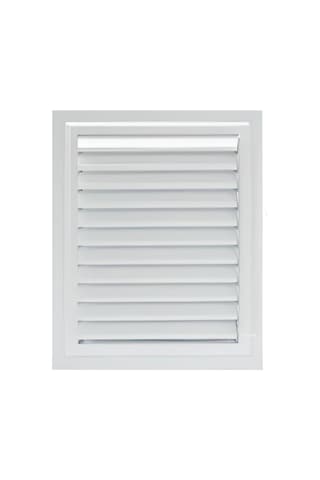 Beyaz Alüminyum 50x50 Cm Menfez Banyo Havalandırma Menfezi
