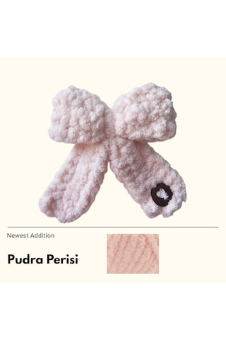 Pudra Perisi Puffy Toka Açık Pembe