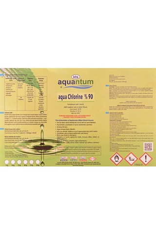 2 Adet Aquantum 15 Kg 30 Kg %90 Aktif Granül Klor - %90 Chlorin
