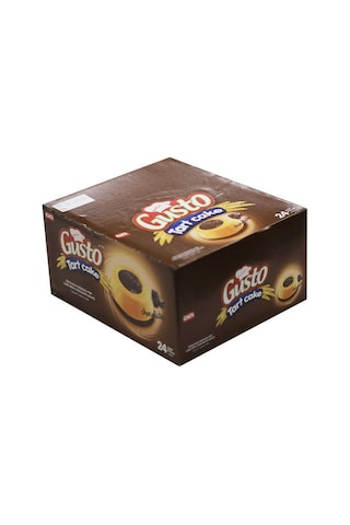 Gusto Tart Kek Çikolata Soslu 45 Gr. 24 Adet (1 Kutu)