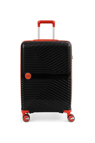 Ççs 5239 Polipropilen Kabin Boy Valiz Siyah-turuncu Siyah - Turuncu