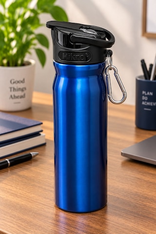 -12 500 Ml Çelik Matara Şah-2850 Mavi