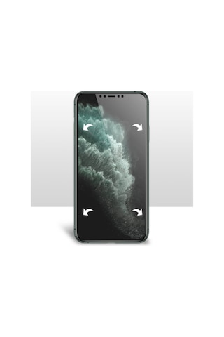 Apple Uyumlu iPhone 11 Pro Max 6.7 Film Ön Arka Full Koruyucu Membran Nano Şeffaf