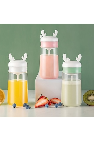 Dancemonkey Cbtx V7 Elektrikli Karıştırma Kabı, Plastik Shake Kabı, Açık Yeşil Açık Yeşil