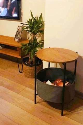 Dekoratif Ve Çok Amaçlı Yan Sehpa,orta Sehpa,çiçeklik,kitaplık Siyah Ceviz