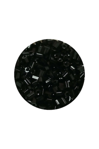 Kesme Cam Boncuk 2mm - 20 Gram - Siyah -bnc312