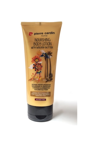 Pierre Cardin Nourishing Body Lotion With Golden Glitter - Altın Işıltılı Besleyici Vücut Losyonu - 200 Ml