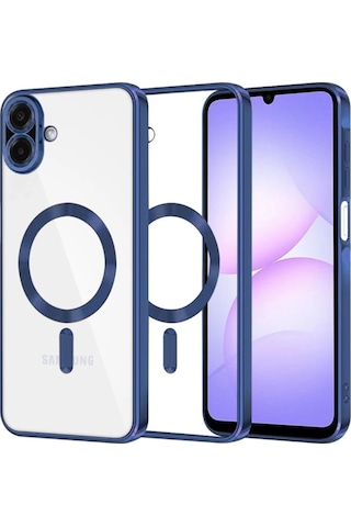 Galaxy Uyumlu- A07 4g Kross Magneticsafe Kapak - Lacivert Çok Renkli