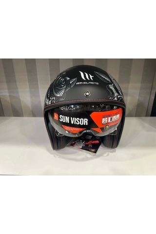 Mt Helmets Kask Mt Lemans 2 Sv Breakout B2 Mat Şeffaf Vizörlü Motosiklet Kaskı Siyah