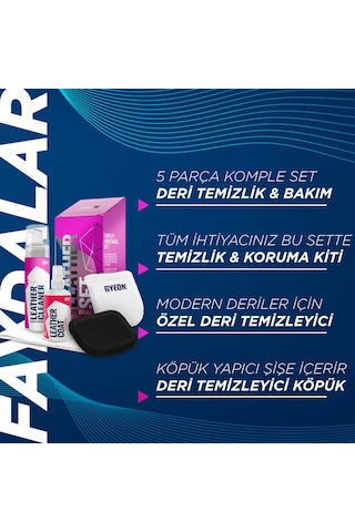 Gyeon Q²m Leatherset Natural Modern Deri Günlük Hafif Temizlik Ve