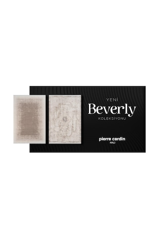 Pierre Cardin Beverly Bf05a Krem Vizon Akrilik Yumuşak Dokulu Klasik Otantik Halı Vizon Krem