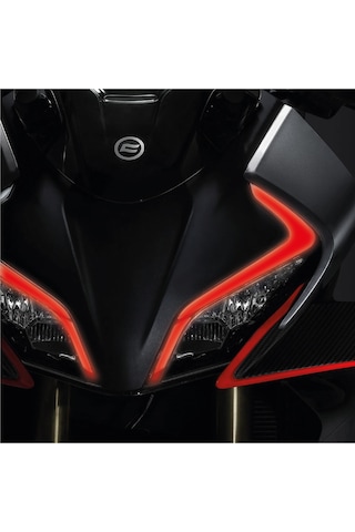 Cf Moto 450sr Kırmızı Far Led Sticker Etiket Modeli