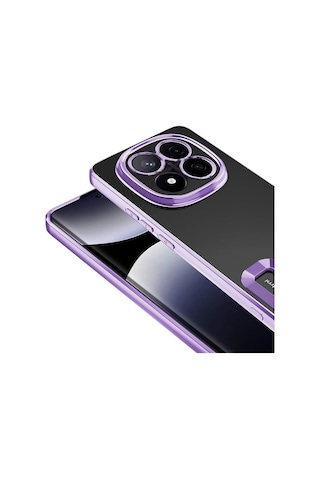 Xiaomi Redmi Note 14 Pro 5g Kılıf + Pet Ekran Koruyucu Set Kamera Lens Korumalı Şeffaf Parlak Kenar Çok Renkli