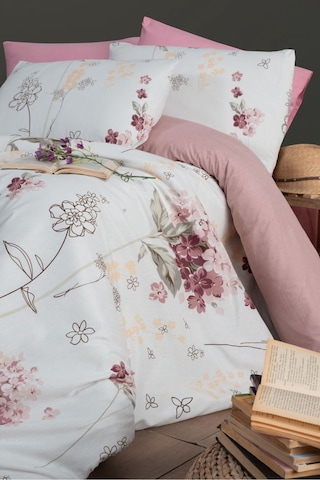 Mystory Home Lastikli Çarşaflı Tek Kişilik Nevresim Takımı Viola