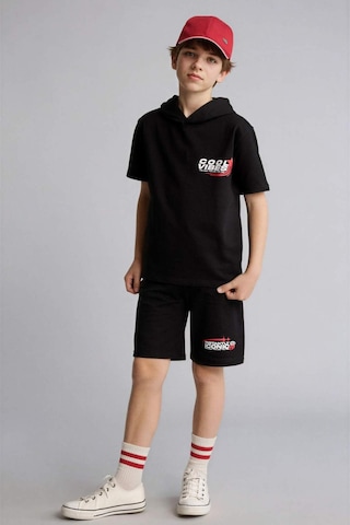 Defacto Sweatshirt Kumaşı 2li Takım Erkek Çocuk H0327a826smbk81 Siyah-bk81