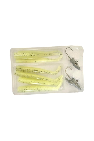 Savage Gear Mini Sandeel Kit 10 Adet 10cm 2+4+4 Suni Silikon Yem Glow