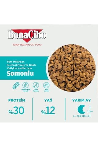 Bonacibo Adult Cat Sterilised Somonlu 2 KG