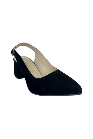 Matzeliger Mzg1169 Siyah Kadın Kalın Topuklu Stiletto