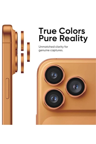 Apple Uyumlu   iPhone 17 Pro / 17 Pro Max Kamera Lens Koruyucu ''safir Cam & Kolay Kurulum'' Arbis