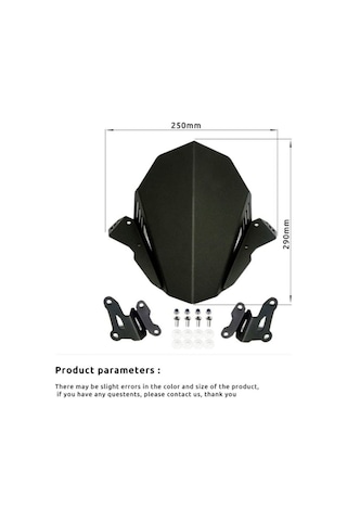 Motosiklet Alüminyum Cnc Rüzgar Siperlik Mt09-fz09 2017/20 Uyumlu Bağlantı Aparatlı Motor Rüzgarlık Çok Renkli