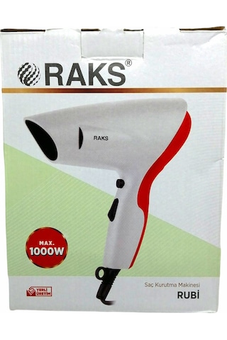 Raks Rubi 1000 W Saç Kurutma Makinesi