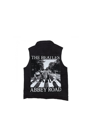 The Beatles Abbey Road Siyah Kot Yelek Siyah