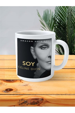 Celine Dion Baskılı Kupa Bardak Kişiye Özel Desen 2 Çok Renkli