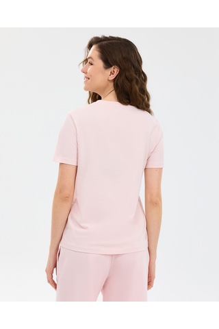 Skechers W Essential Crewneck T-shirt Kadın Açık Pembe Tshirt S2510029-0441