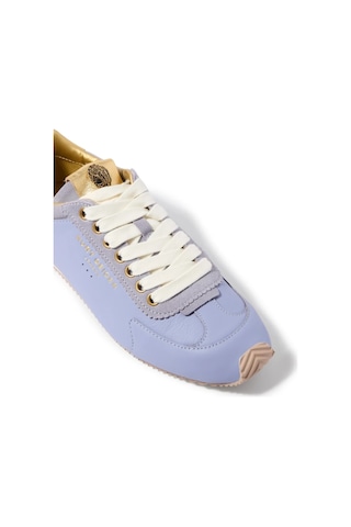 Kurt Geiger Islington Deri - Süet Lüks Tasarım Kadın Sneaker Mor