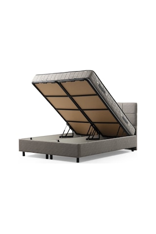 140x200 Vitalia Baza Başlık Seti - Açık Gri