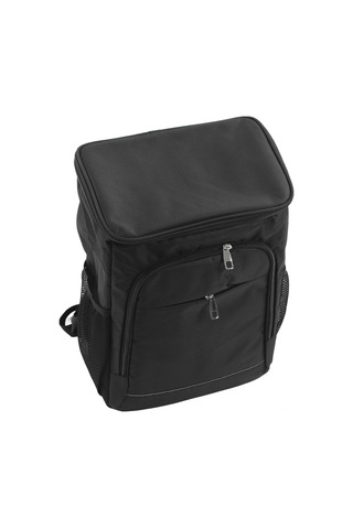 Qingmipy Dış Mekan İçin Isı Ve Soğuk Saklama Özelliği, Büyük Kapasiteli, Su Geçirmez Oxford Kumaş, Aluminyum Folyo İç Linerli Sırt Çantası Siyah Diğer