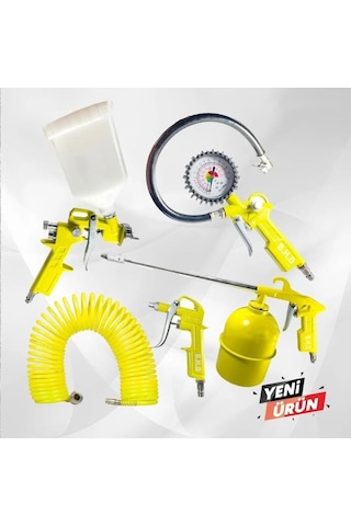 Bhd 5 Parça Hava Tabancası Seti 00243